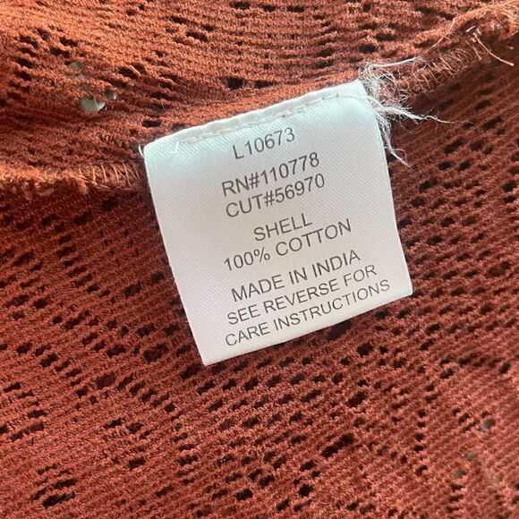 IN LUV Lace Brown Tank Size M - Picture 5 of 7